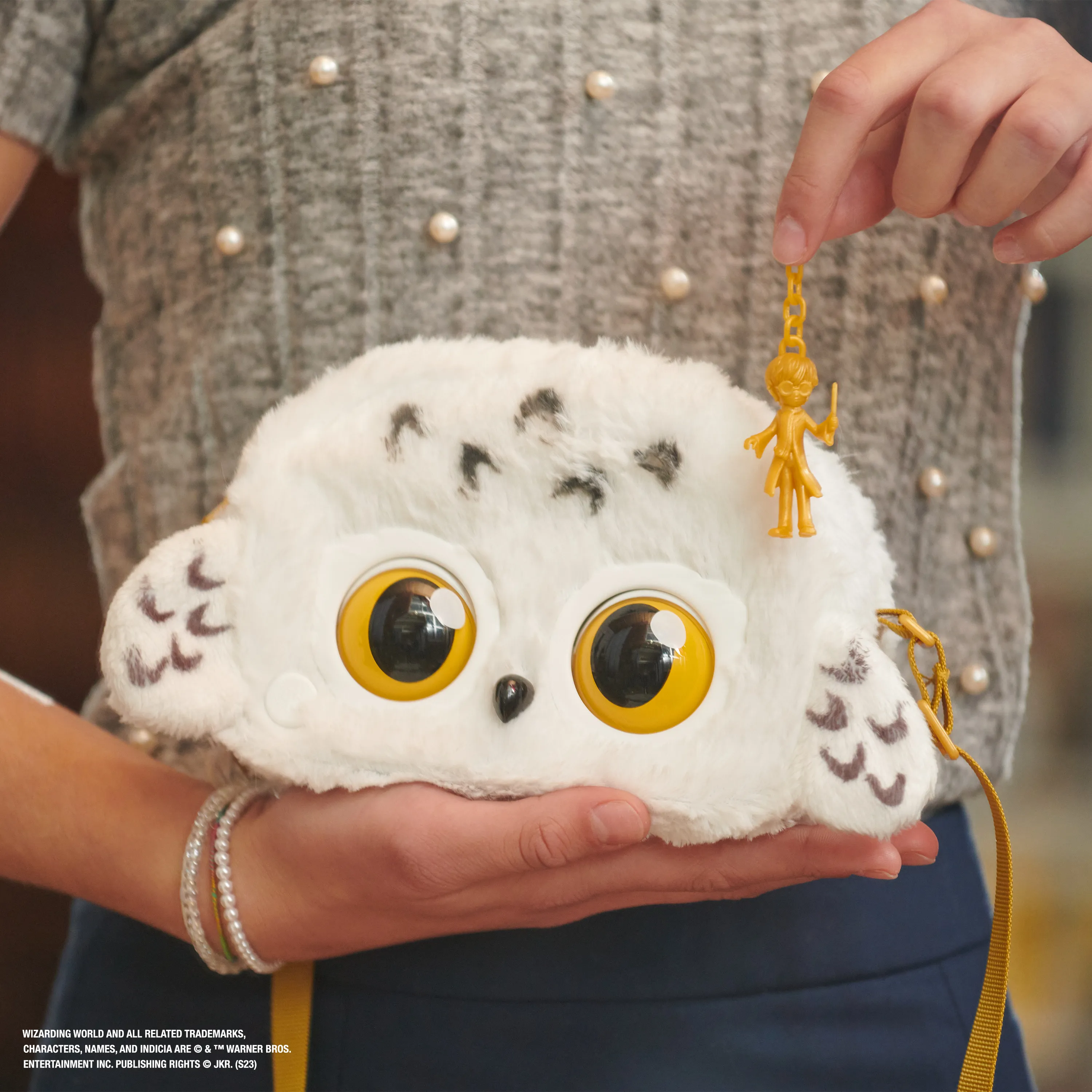 Spin Master Wizarding World &amp; Purse Pets - Hedwig, bag (black/gold)