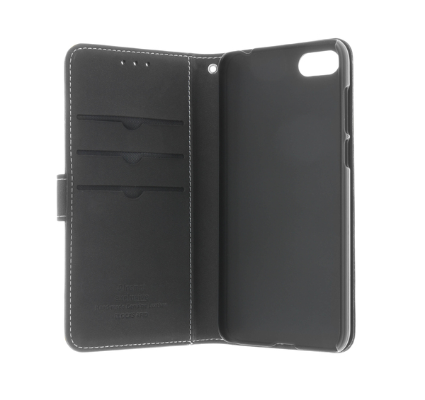 Insmat Flip Case, Huawei Y5 2018 -suojakotelo, Musta