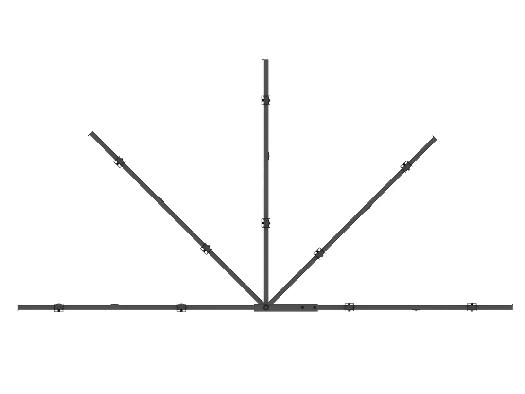 Multibrackets M Universal Swing Arm - Asennuspakkaus (keinuvarsi) tuotteelle LCD nestekiden&auml;ytt&ouml; / plasma TV - musta -n&auml;yt&ouml;n koko: 26"-47"