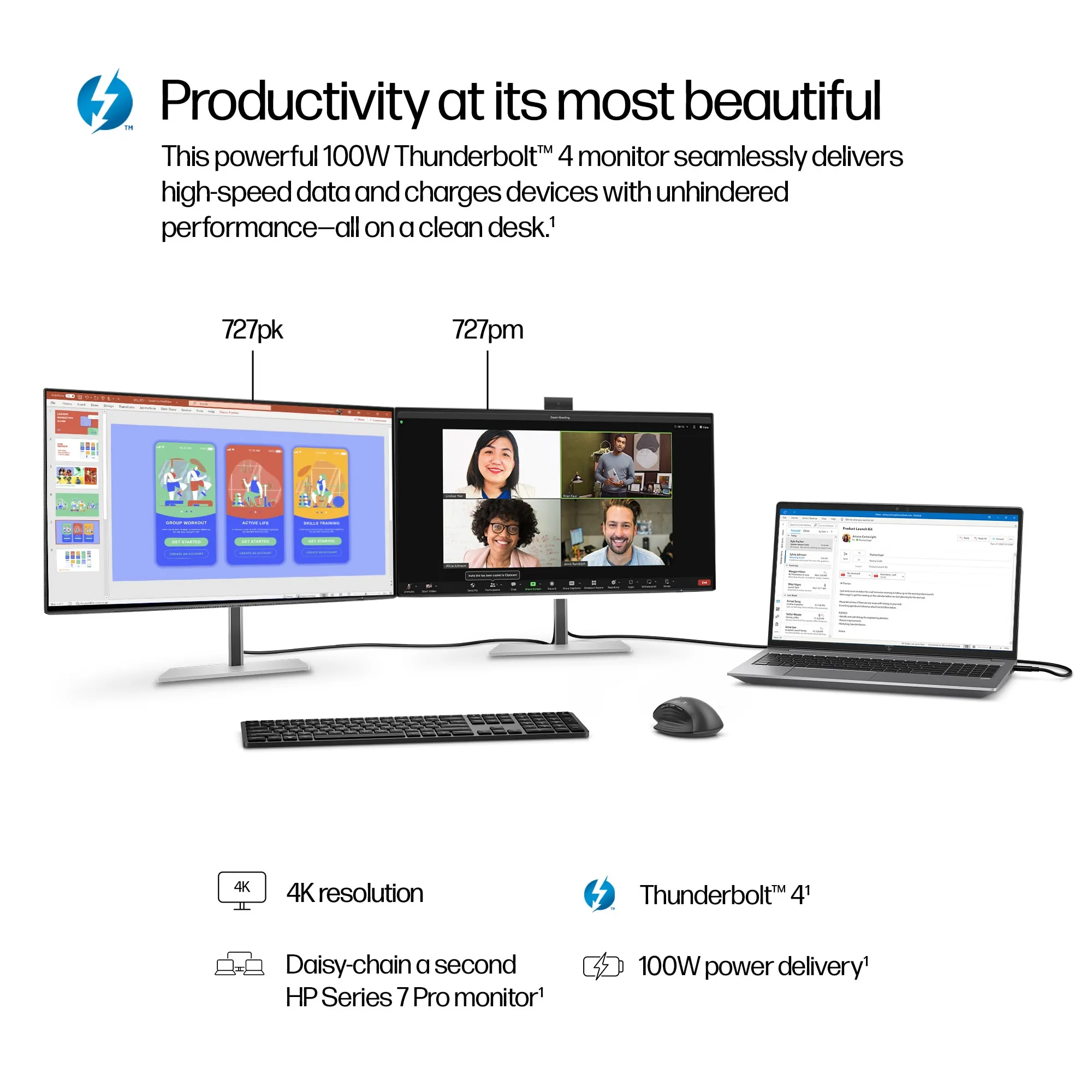 HP S7 Pro 727pm 4K Conf MNTR EMEA-INTL E