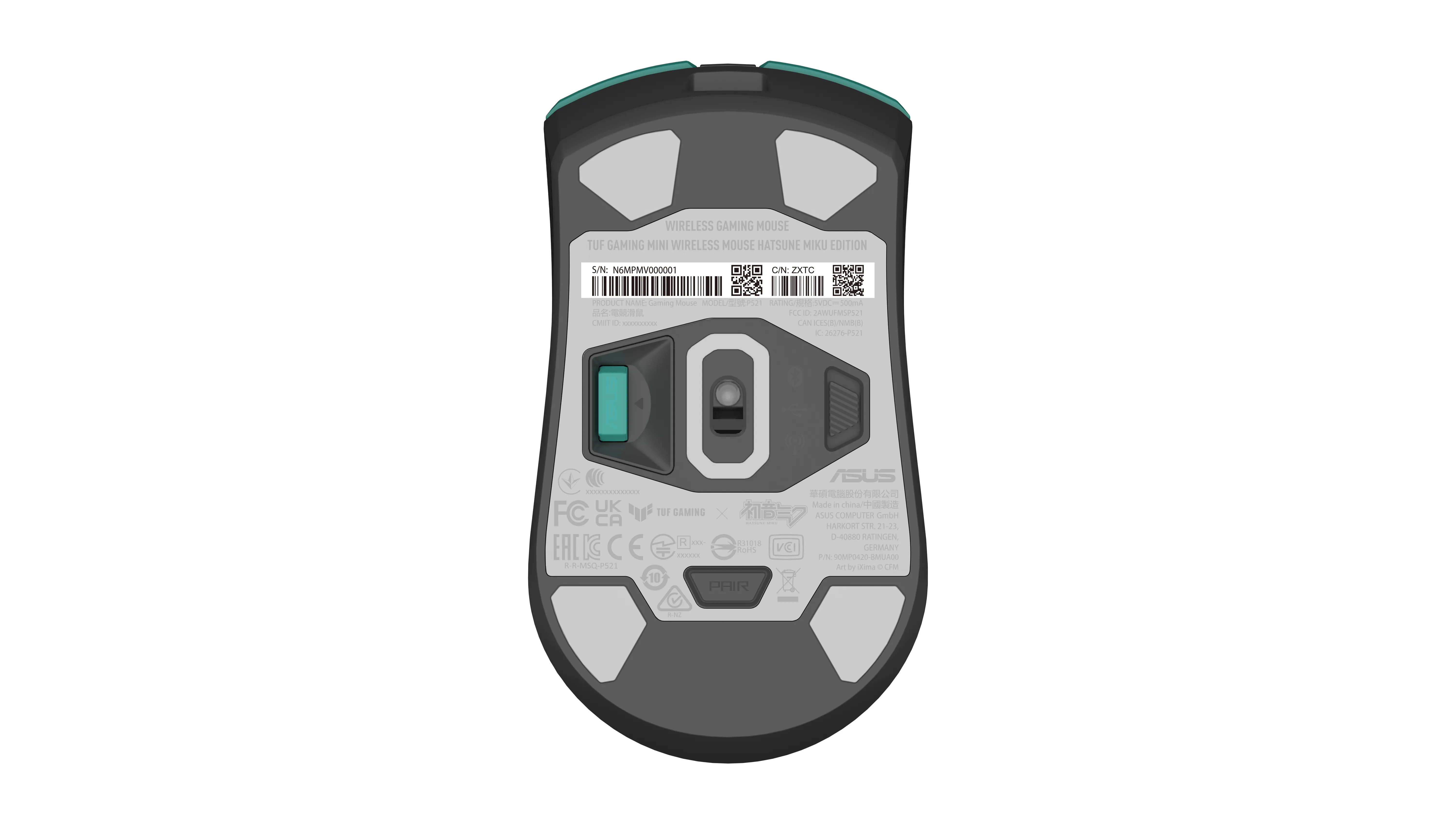 Asus TUF Gaming Mini Hatsune Miku Edition - wireless gaming mouse