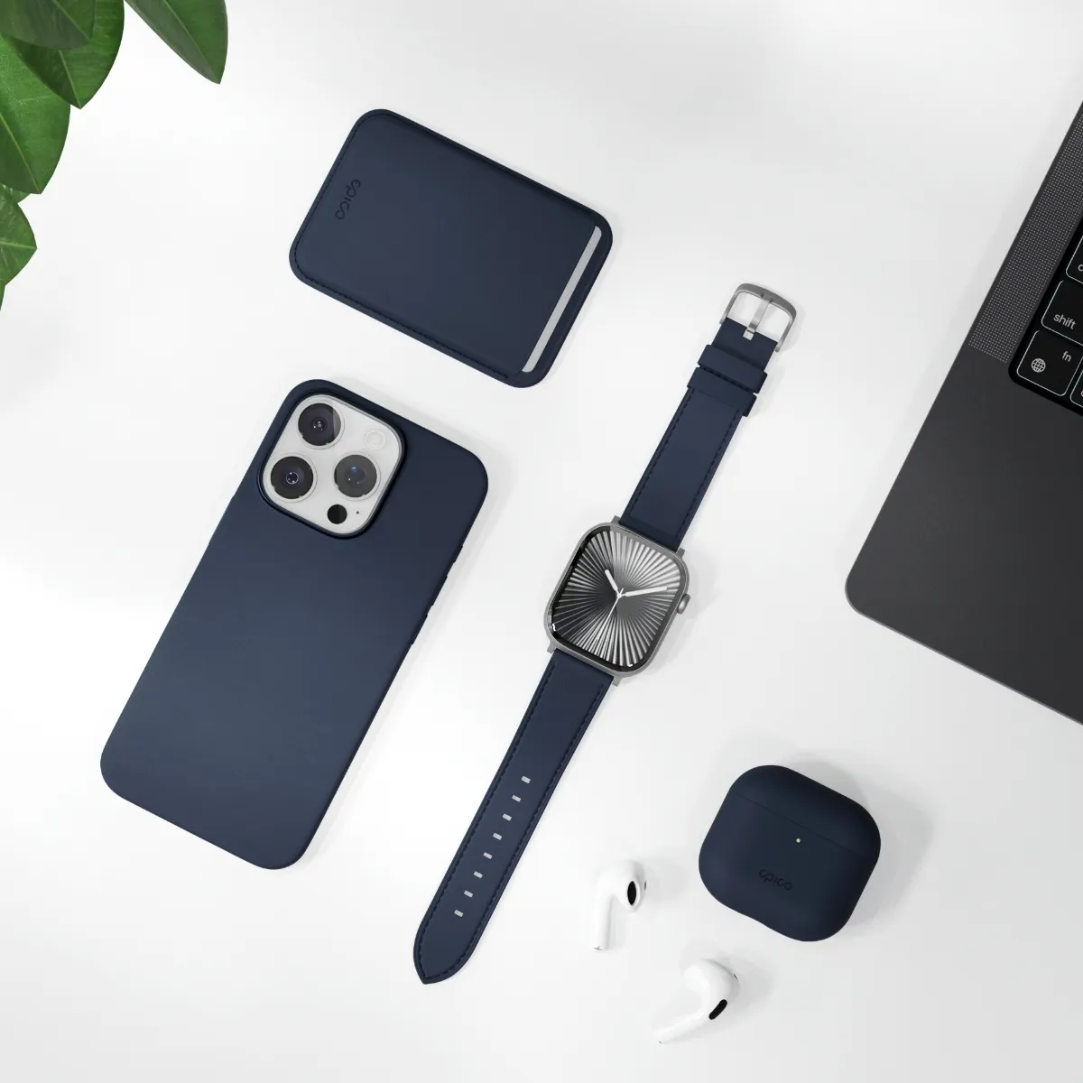 Epico Leather Case | AirPods Pro 3 | Blue | Impact  &  Scratch Protection