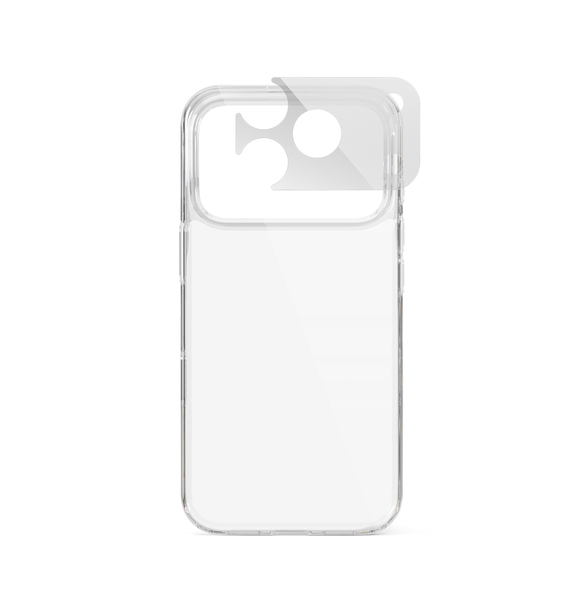 Epico Hero Case | iPhone 17 Pro Max/18 Pro Max | Ultra-Lightweight Case | Transparent | Crossbody Strap Attachments | Camera Island Protection
