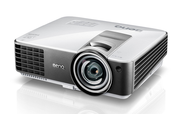 BENQ MW820ST DLP projector 3.000 ANSILumen WXGA 1.280x800 13.000:1 short throw analog+digital RJ45 LAN 1xHDMI D-SUB VGA 32dB 1x10W