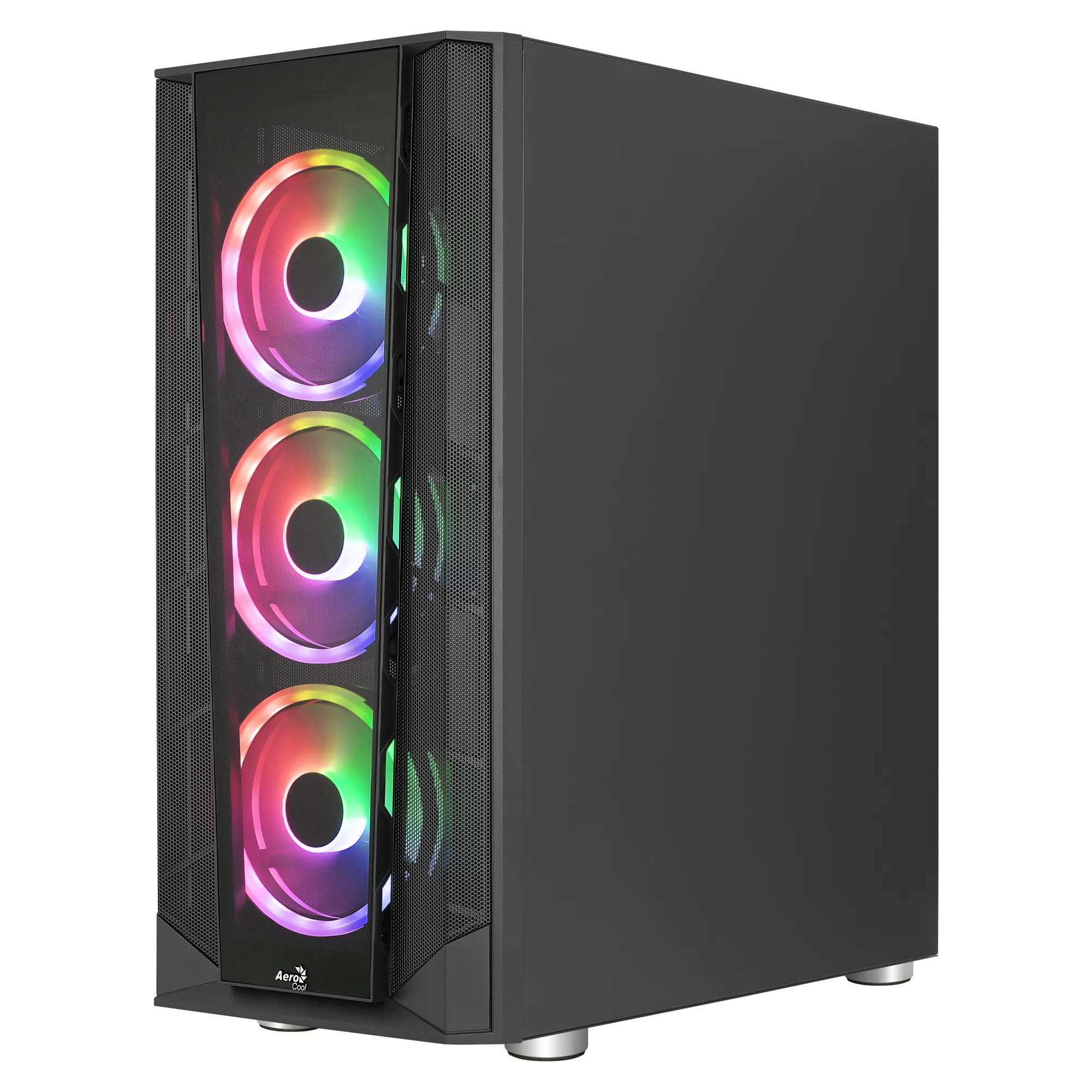 Prismbkv3 Pc Case Atx Black 4 Fans Argb Front Side Side