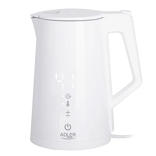 Adler AD 1345W kettle, 1.7L, 2200W, White