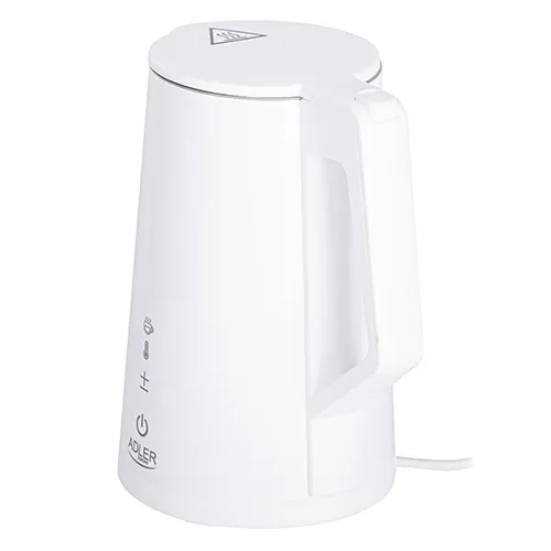 Adler AD 1345W kettle, 1.7L, 2200W, White