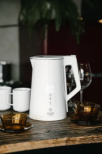 Adler AD 1345W kettle, 1.7L, 2200W, White