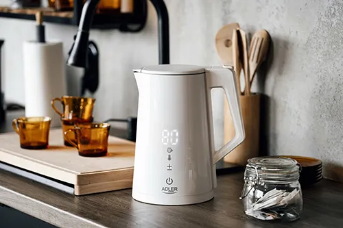 Adler AD 1345W kettle, 1.7L, 2200W, White