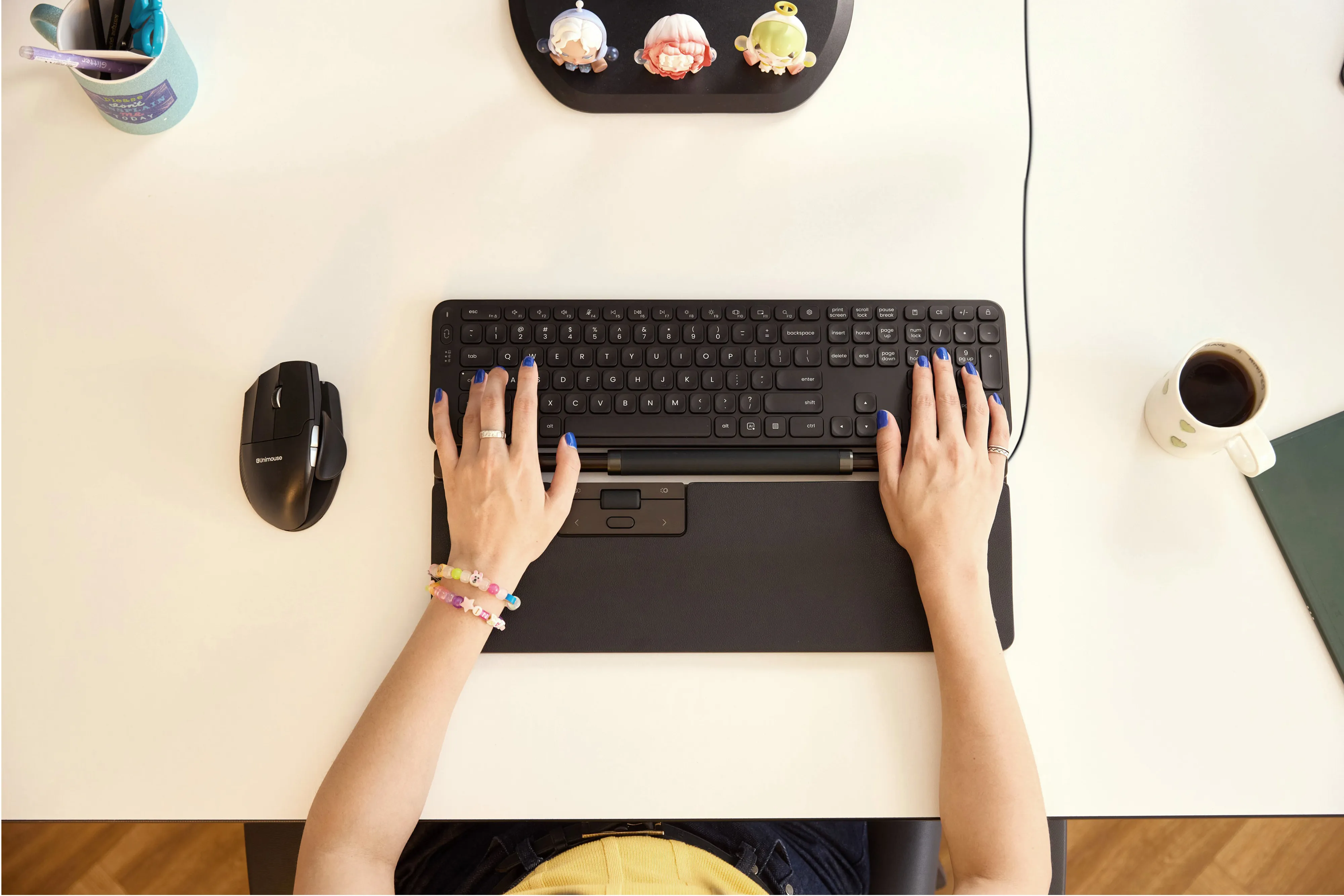 Contour RollerMouse Pro - Wired Roller Mouse + Regular Wrist Rest Vegan leather