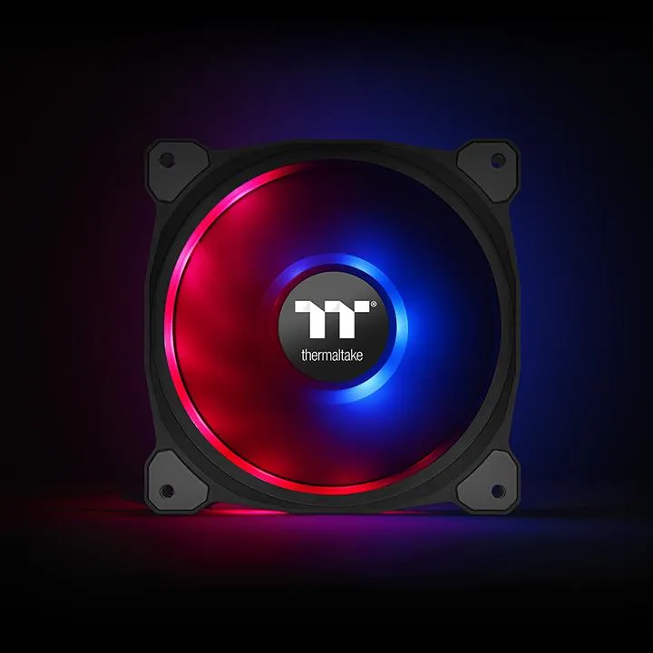 THERMALTAKE Riing Duo 14 RGB Fan Two individual addressable LED rings RGB spectrum