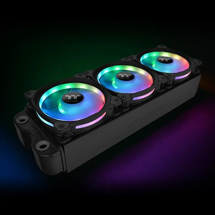 THERMALTAKE Riing Duo 14 RGB Fan Two individual addressable LED rings RGB spectrum