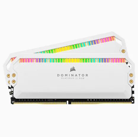 Corsair Dominator Platinum RGB 16GB (2 x 8GB) DDR4 3200MHz, CL16 - memory, White