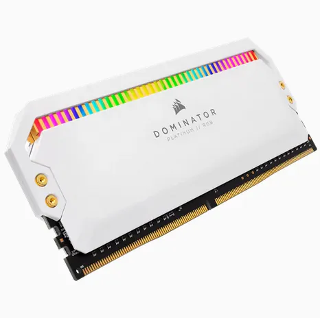 Corsair Dominator Platinum RGB 16GB (2 x 8GB) DDR4 3200MHz, CL16 - memory, White
