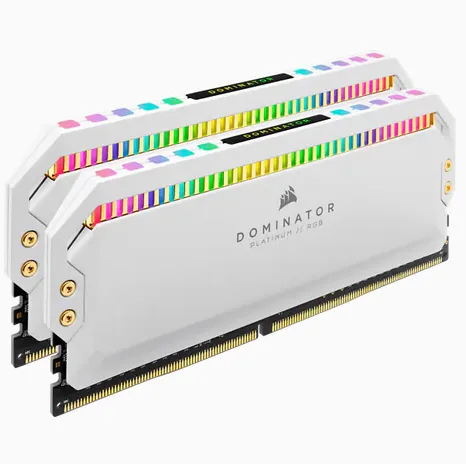 Corsair Dominator Platinum RGB 16GB (2 x 8GB) DDR4 3200MHz, CL16 - memory, White