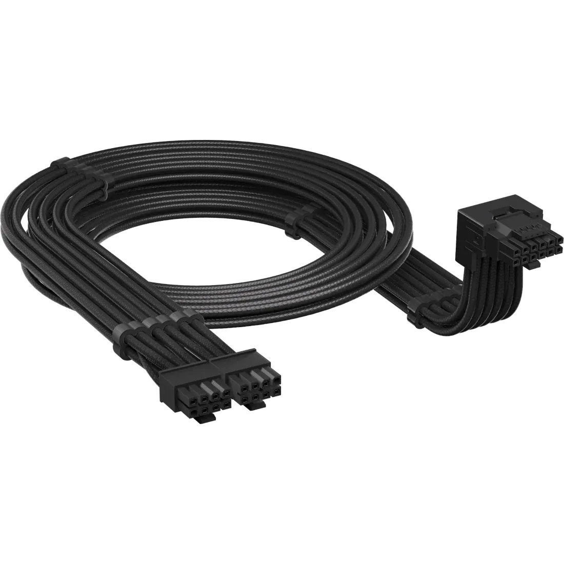Corsair Type 5 90&deg; 12V-2x6 Style B, 12V-2x6 Adapter Cable, 65 cm, Black