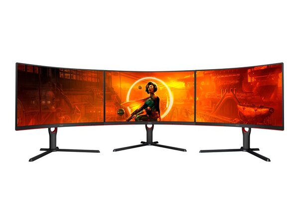 AOC 27&quot; CQ27G3SU/BK, QHD, VA -kaareva pelin&auml;ytt&ouml;