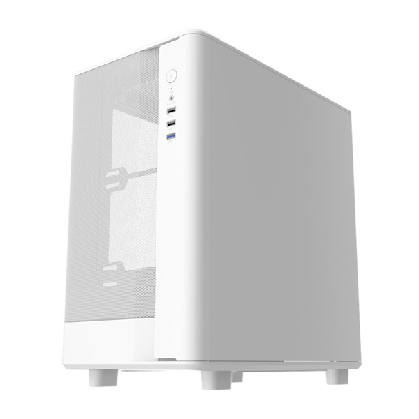 DARKFLASH DB330M Mesh Micro-ATX Case, White