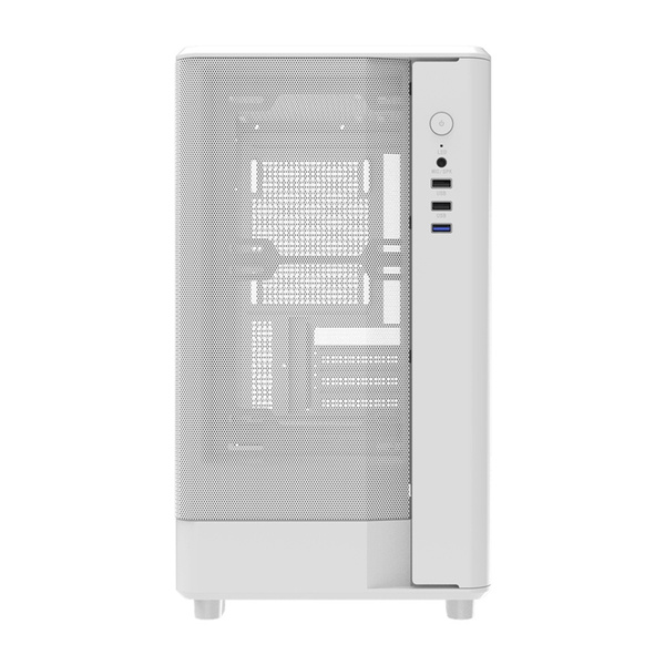 DARKFLASH DB330M Mesh Micro-ATX Case, White
