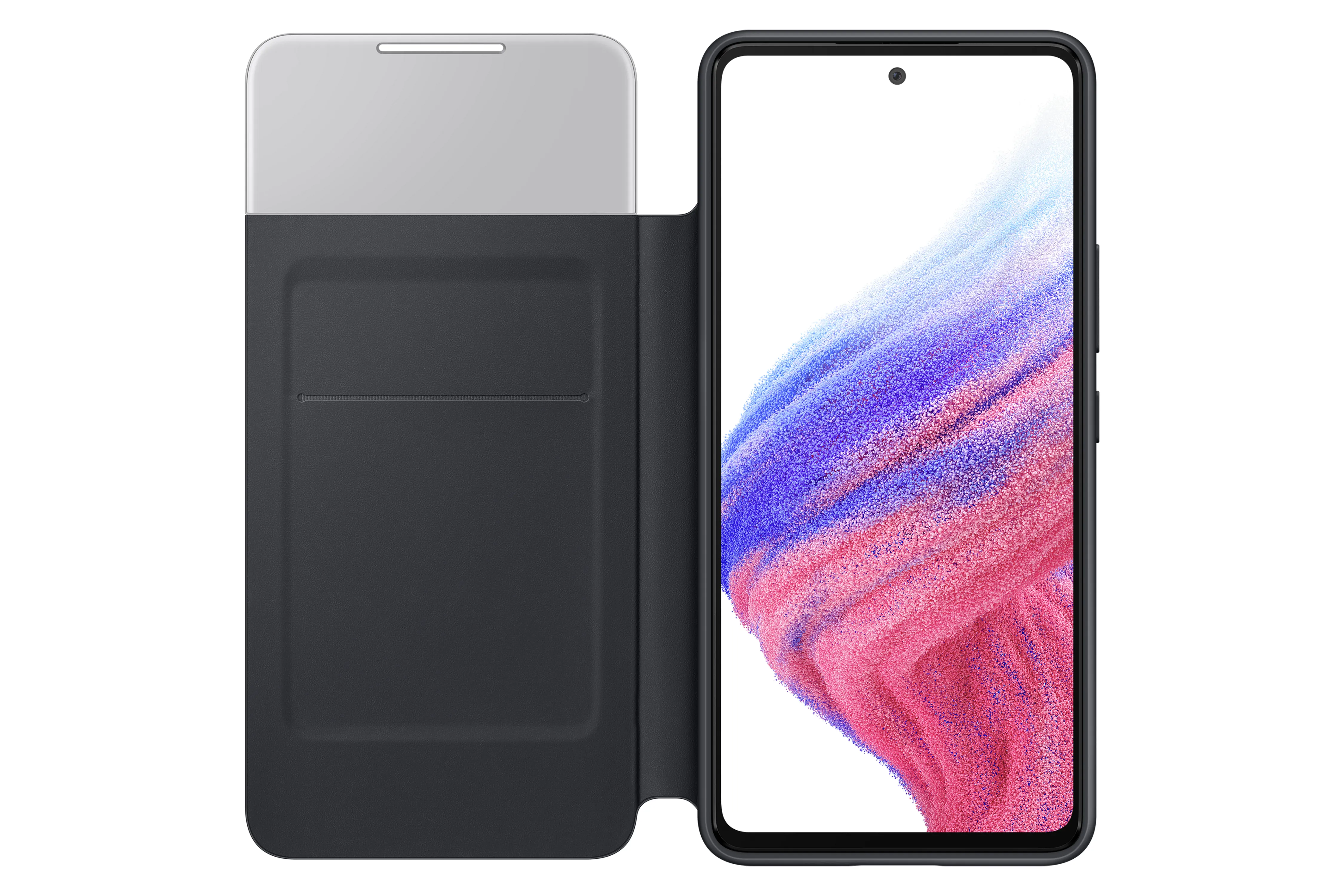 Samsung Smart View Wallet, Galaxy A53 5G - Wallet Case, Black