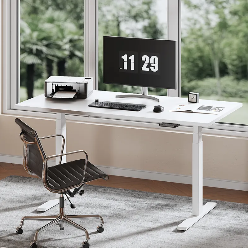 Logilink Electrically adjustable desk frame, 2 motors, 620&ndash;1280 mm, white