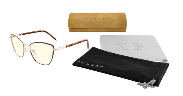 Gunnar (Kista) Erika - gaming eyewear, Coffee Gold, Amber