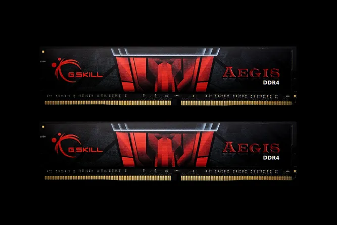 G.Skill Aegis 32GB (2 x 16GB) DDR4 2400 MHz, CL17 - memory, Black