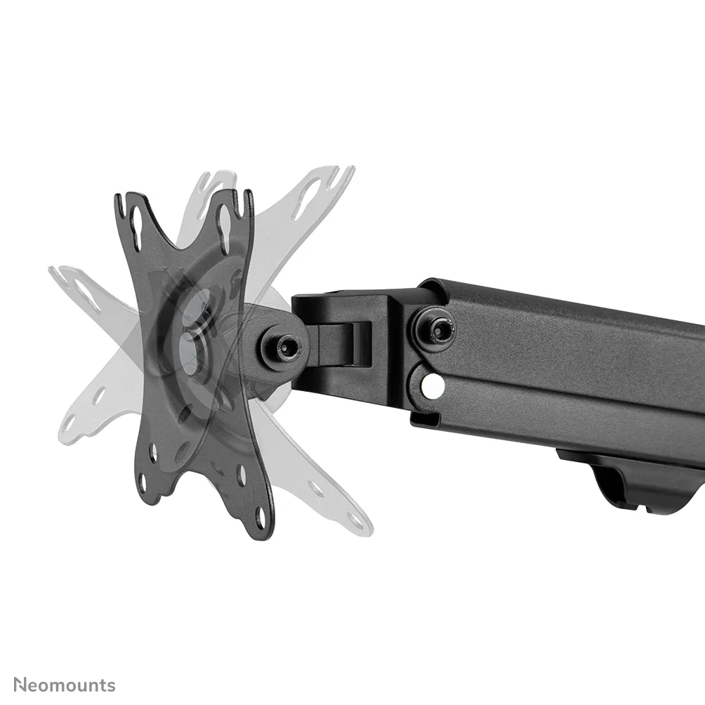 NEWSTAR Flat Screen Desk Mount stand/grommet 17-27inch 2xDispalys Black