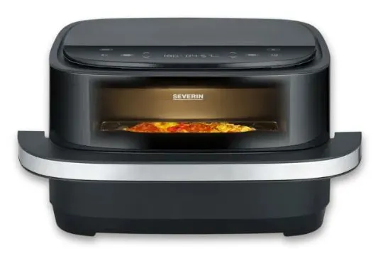 Severin FryLight Pizza &amp; More FR 2464, 4 l, 2100 W, airfryer, svart