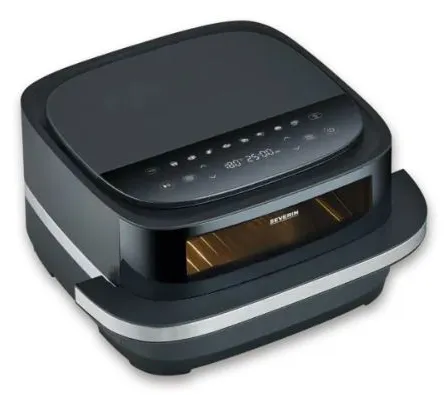 Severin FryLight Pizza &amp; More FR 2464, 4 l, 2100 W, airfryer, svart