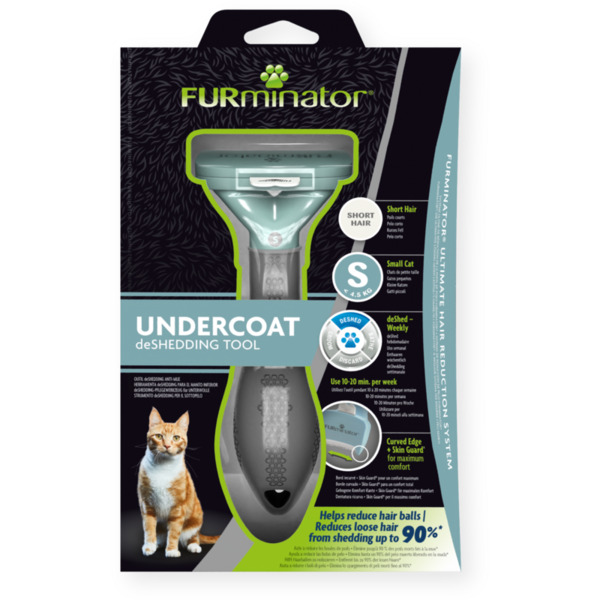 FURminator - furminator lyhytkarvaisille kissoille - S