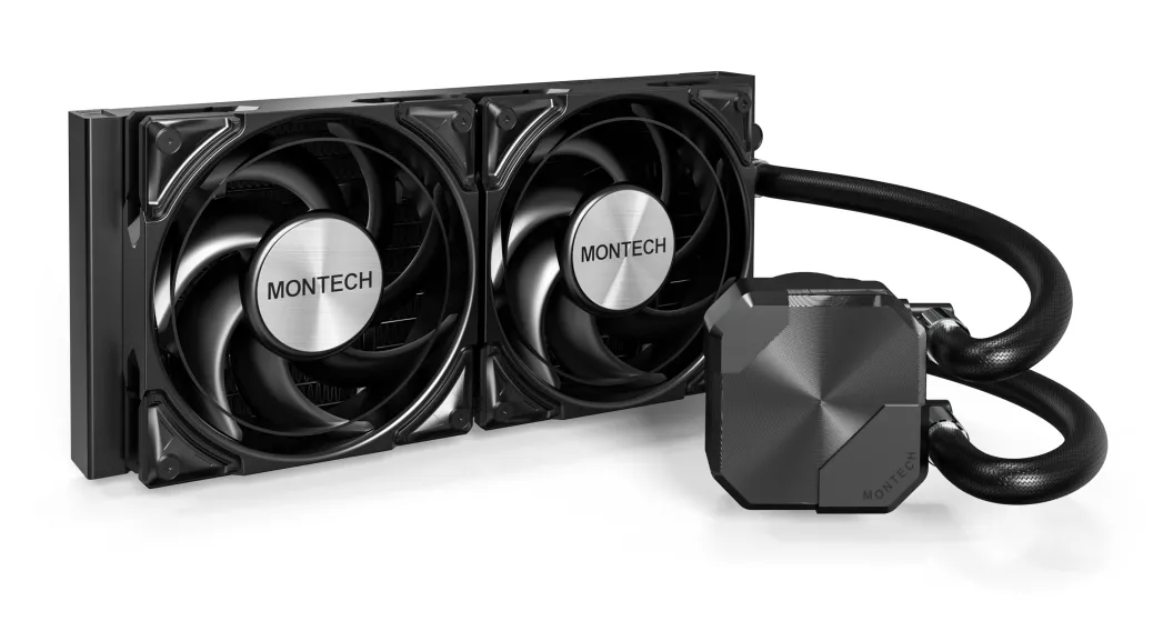 Montech HyperFlow Silent 240mm Liquid Cooler, Black