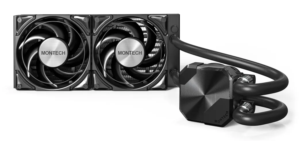 Montech HyperFlow Silent 240mm Liquid Cooler, Black