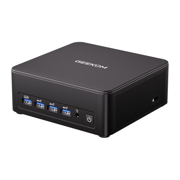 GEEKOM IT12 Max Intel Core Ultra 5 125U, 16GB, 500GB, Win 11 Pro Mini PC, Black/Grey