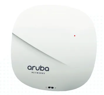 Aruba Instant IAP-314-RW Wireless Access Point, 802.11n/ac, 4x4 MU-MIMO, dual radio, External antenna Conenctors. A group of up to 128 IAPs can be managed by a