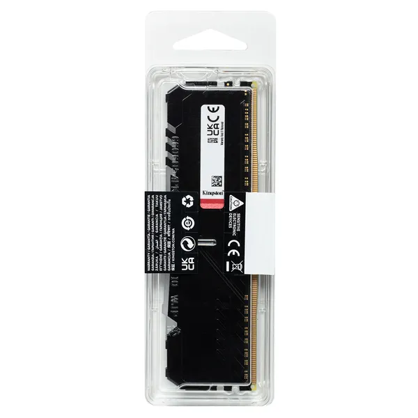 Kingston Fury Beast RGB 8 Gt (1 x 8 Gt) DDR4 3200MHz, CL16 -muisti, Musta