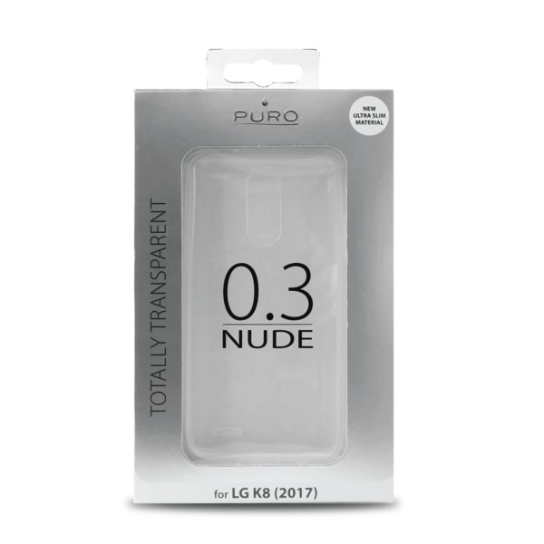 Puro LG K8 2017, 0.3 Nude Cover, l&auml;pin&auml;kyv&auml;