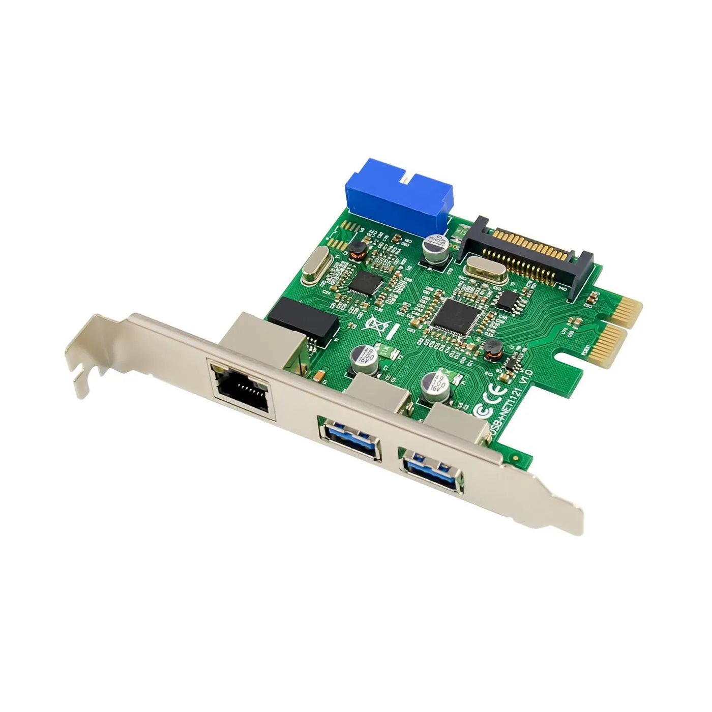 MicroConnect MC-PCIEX1-RTL8153+VL805 - N&auml;tverkskort