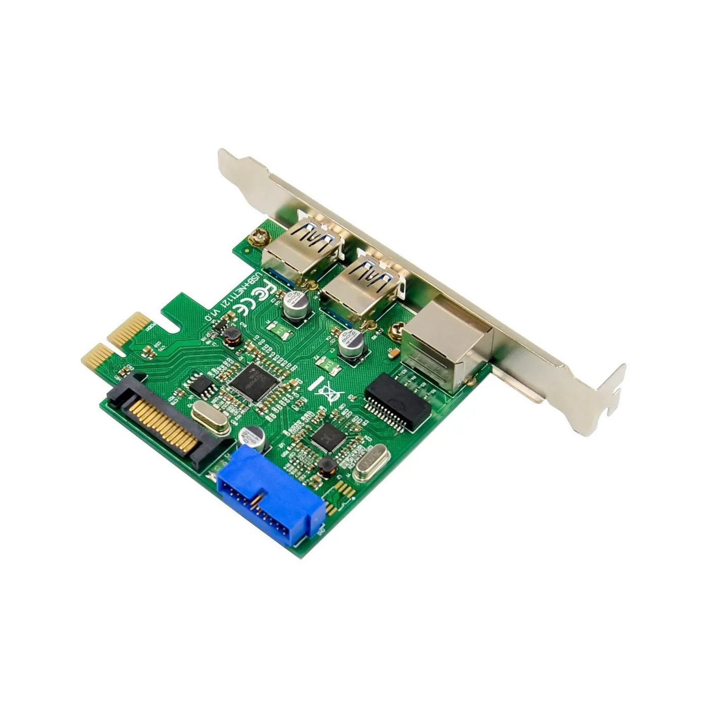 MicroConnect MC-PCIEX1-RTL8153+VL805 - N&auml;tverkskort