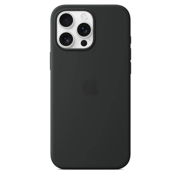 Apple iPhone 16 Pro Max, MagSafe - silikonskal, Svart