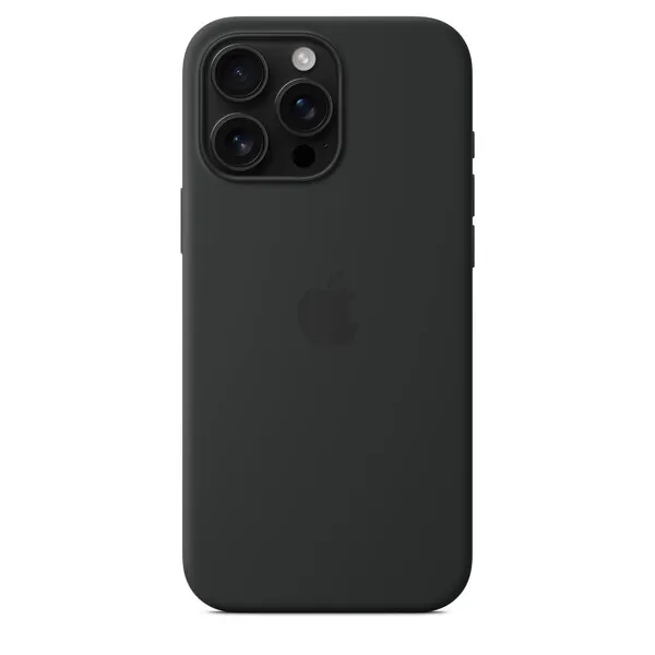 Apple iPhone 16 Pro Max, MagSafe - silikonskal, Svart