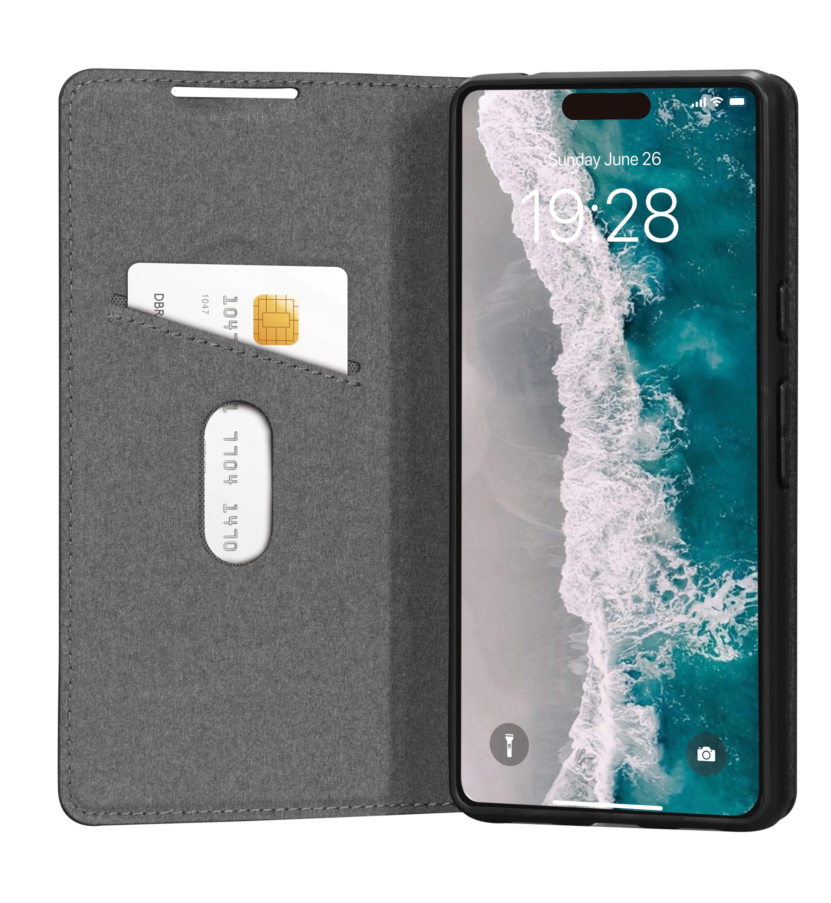 Dbramante1928 Oslo, iPhone 15 - Folio Case, Black