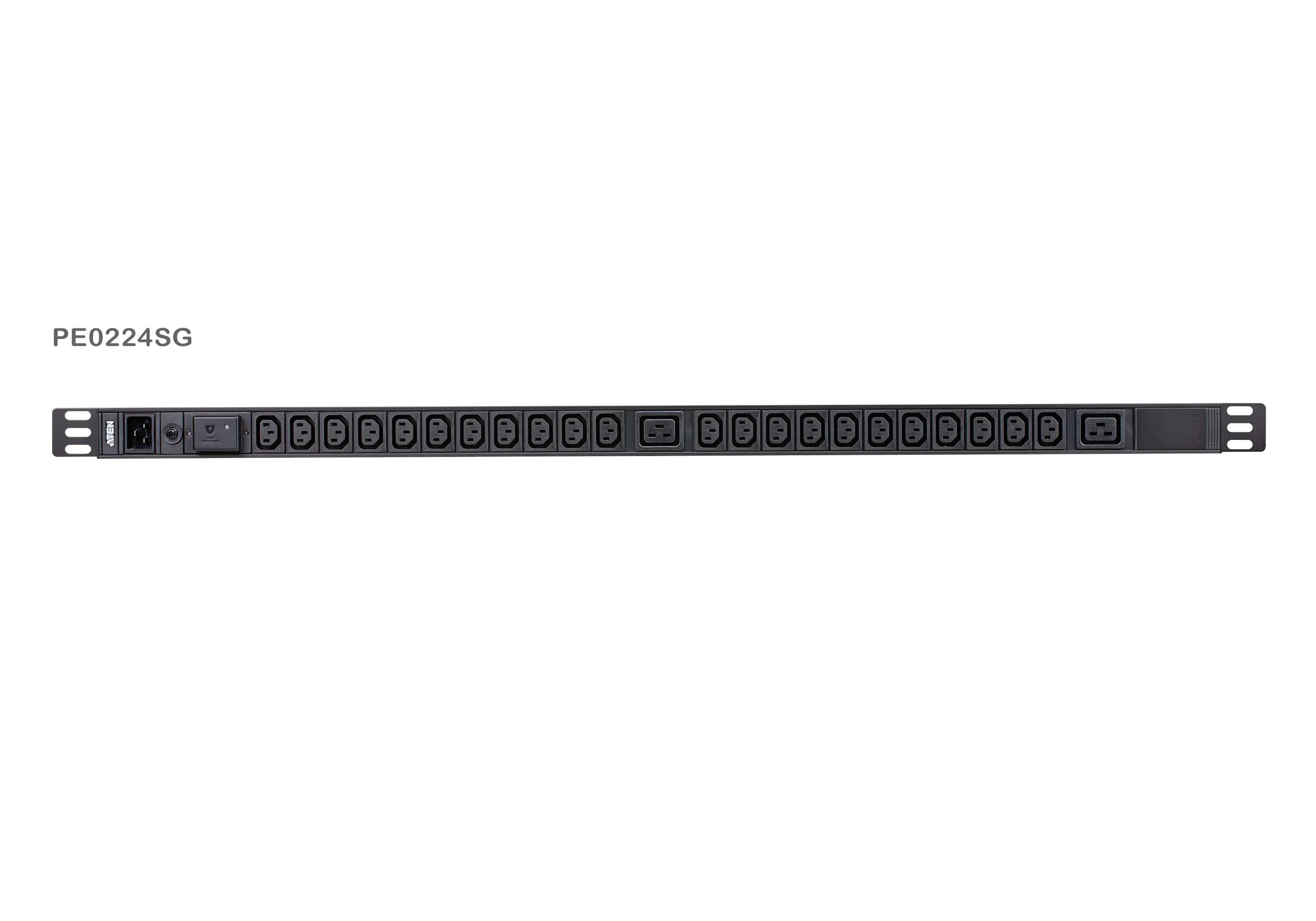 ATEN 24-Outlet 0U Basic PDU with Surge Protection (16A) (22x C13, 2x C