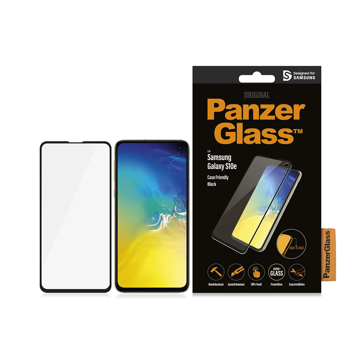 PanzerGlass Case Friendly, Galaxy S10e - Screen Glass