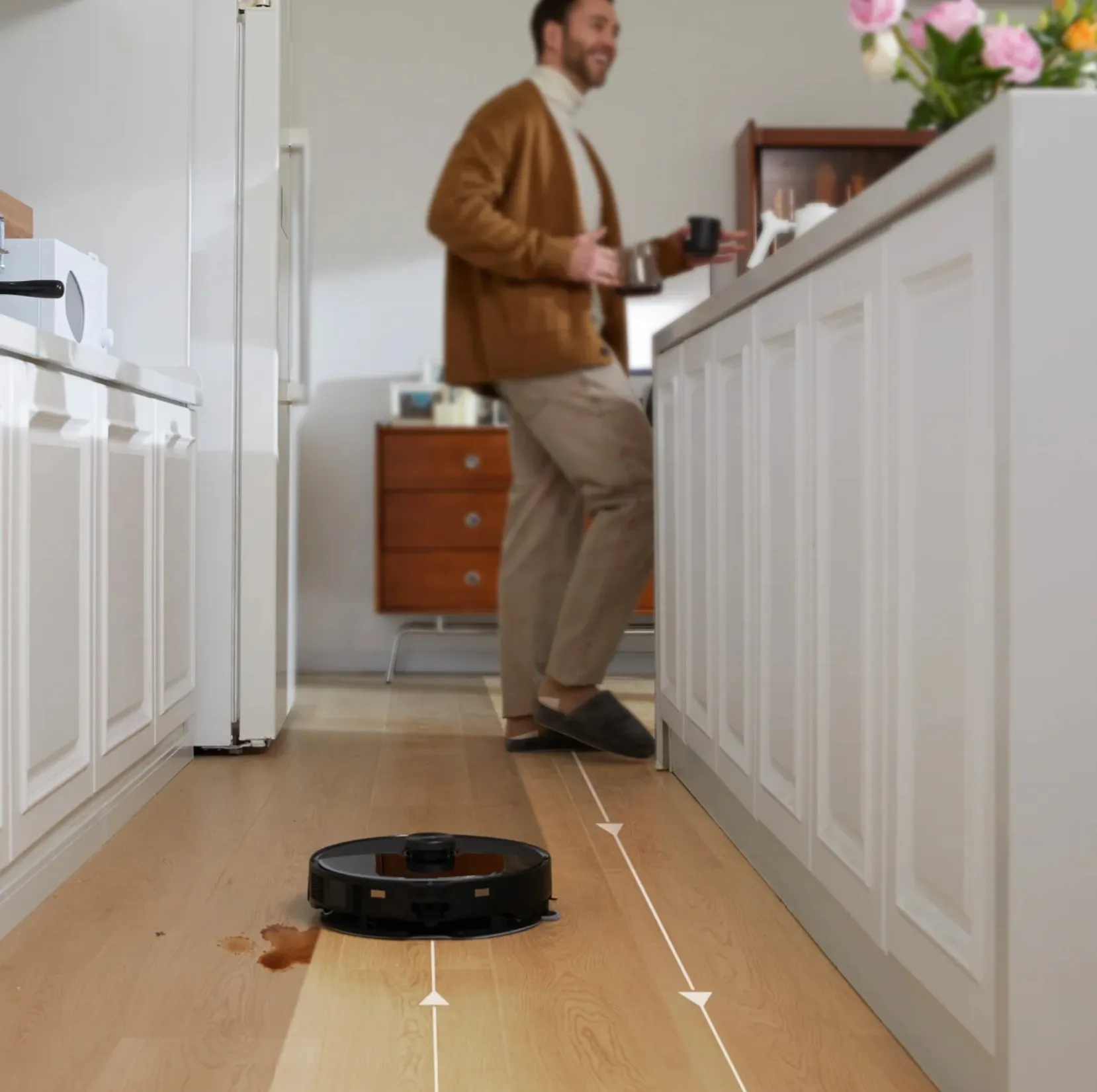 Roborock S8 MaxV Ultra - robotdammsugare, Svart
