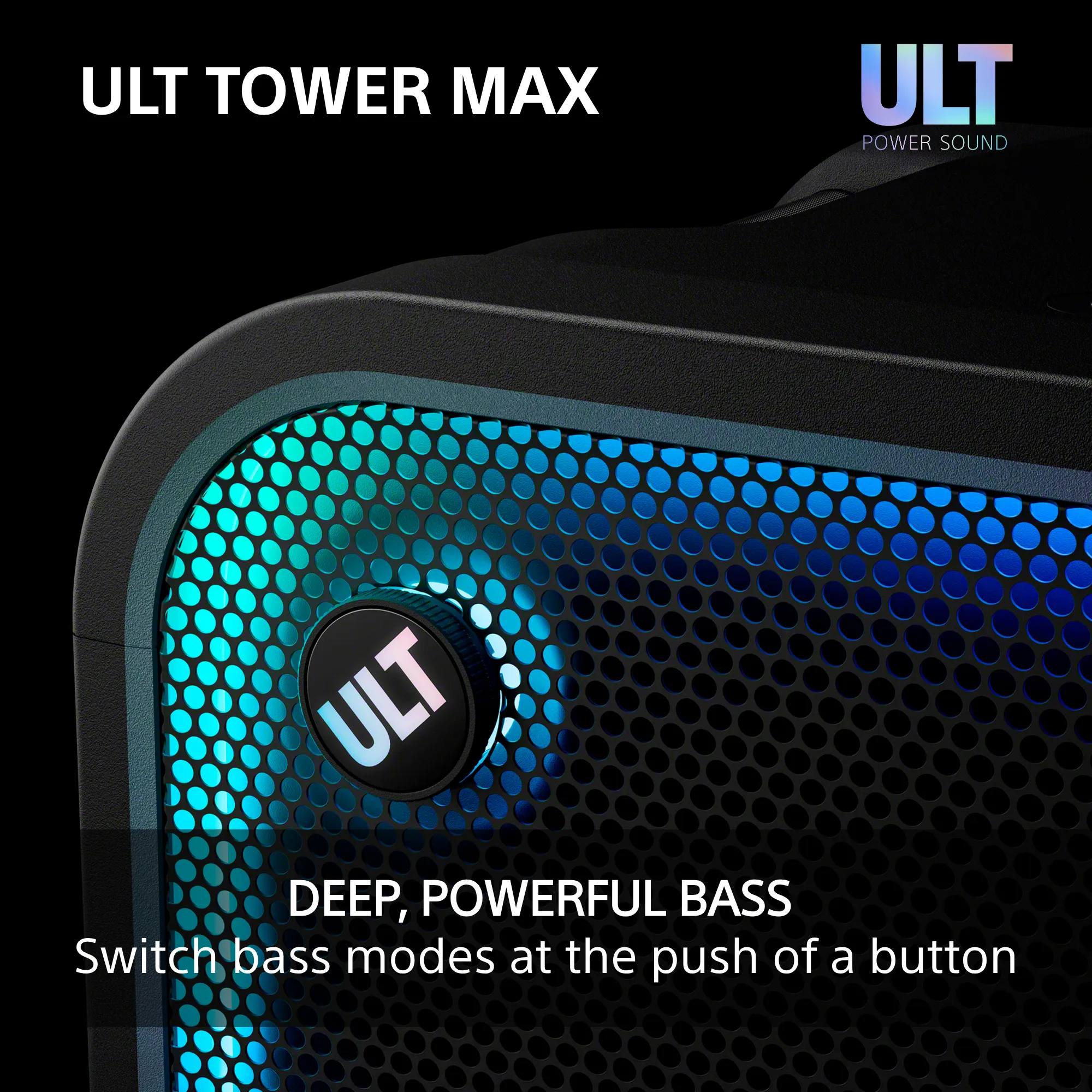 Sony ULT TOWER MAX Bluetooth Party Speaker, Black