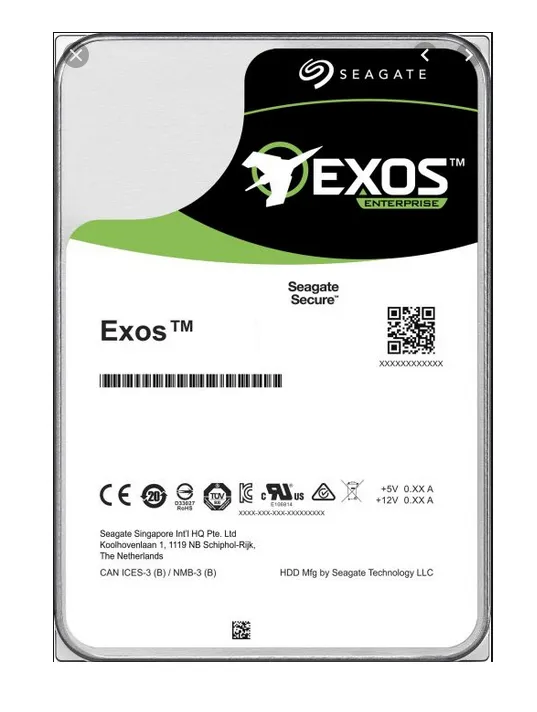 Seagate Exos X16 3.5", 14TB, 7200 RPM, 256 MB, 512e/4KN SAS SED - hard drive (Enterprise)
