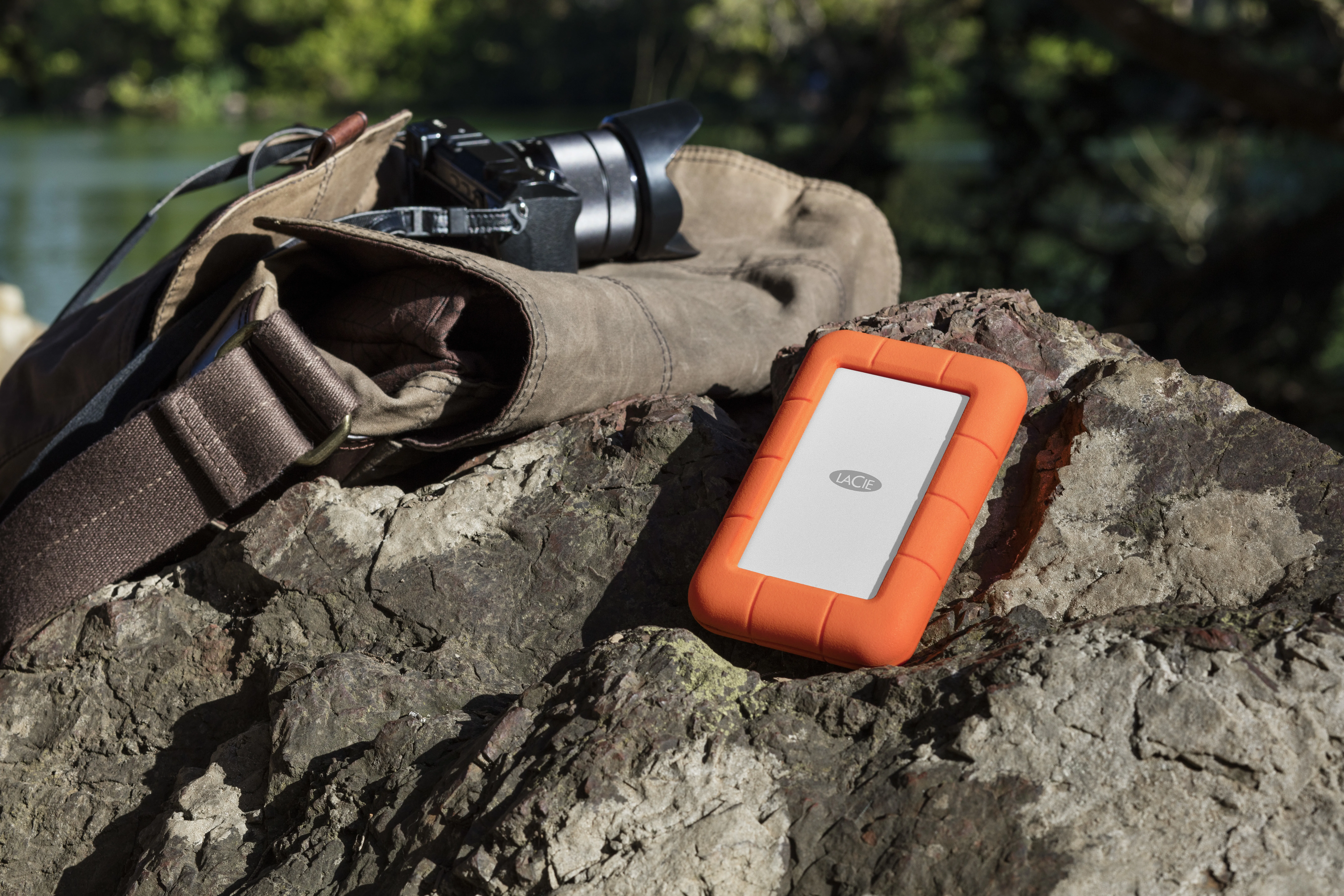 LaCie Rugged USB-C 5 Tt 2.5" -kest&auml;v&auml; ulkoinen HDD, harmaa, keltainen
