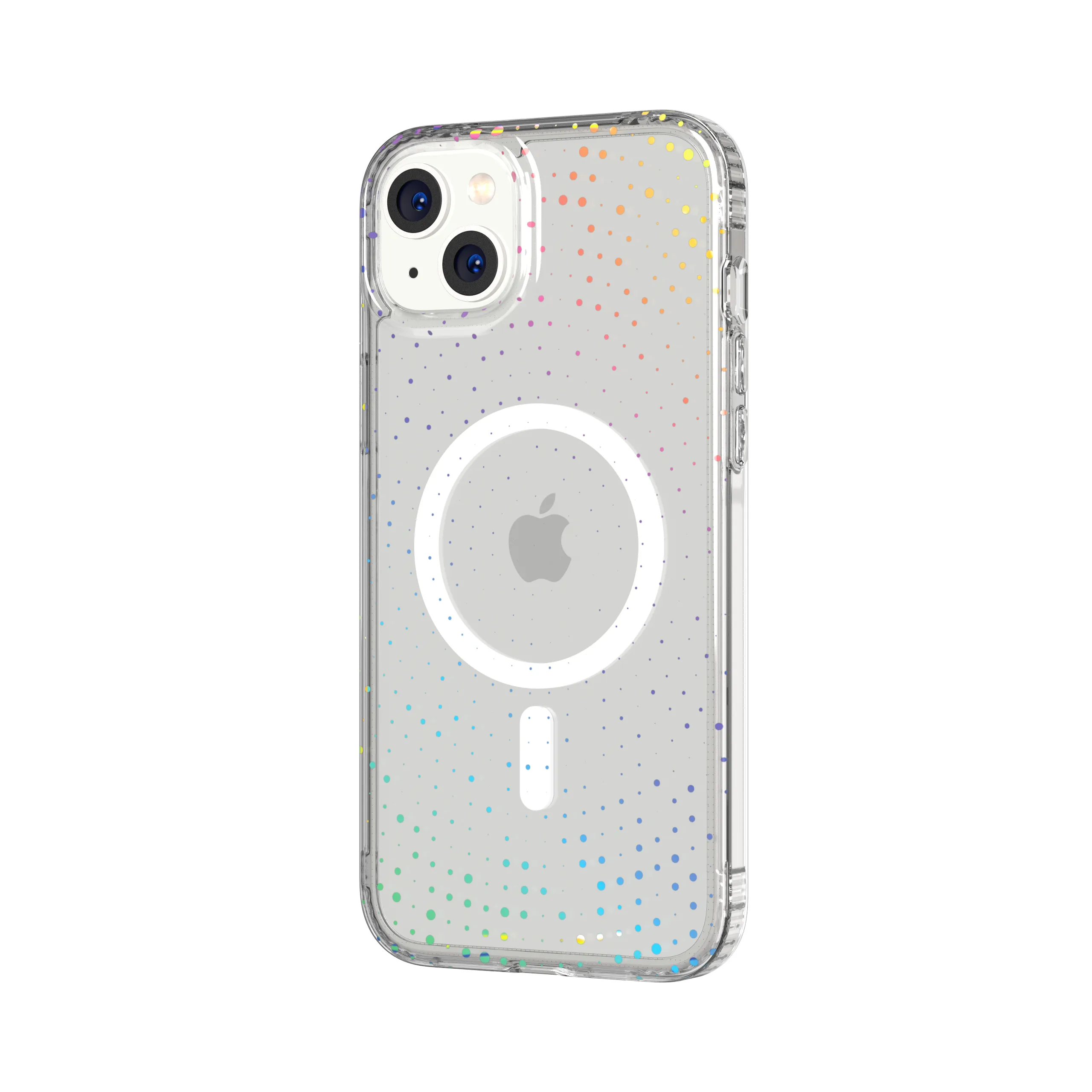 Tech21 Evo Sparkle MagSafe, iPhone 14 Plus - Case, Transparent