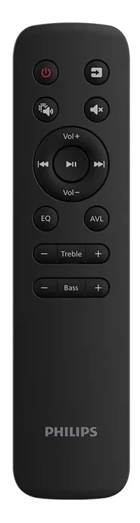 Philips TAB5601/10, 2.1, Dolby Digital Plus, DTS Digital Surround, DTS Virtual:X soundbar -&auml;&auml;nij&auml;rjestelm&auml;, langattomalla subwooferilla, harmaa